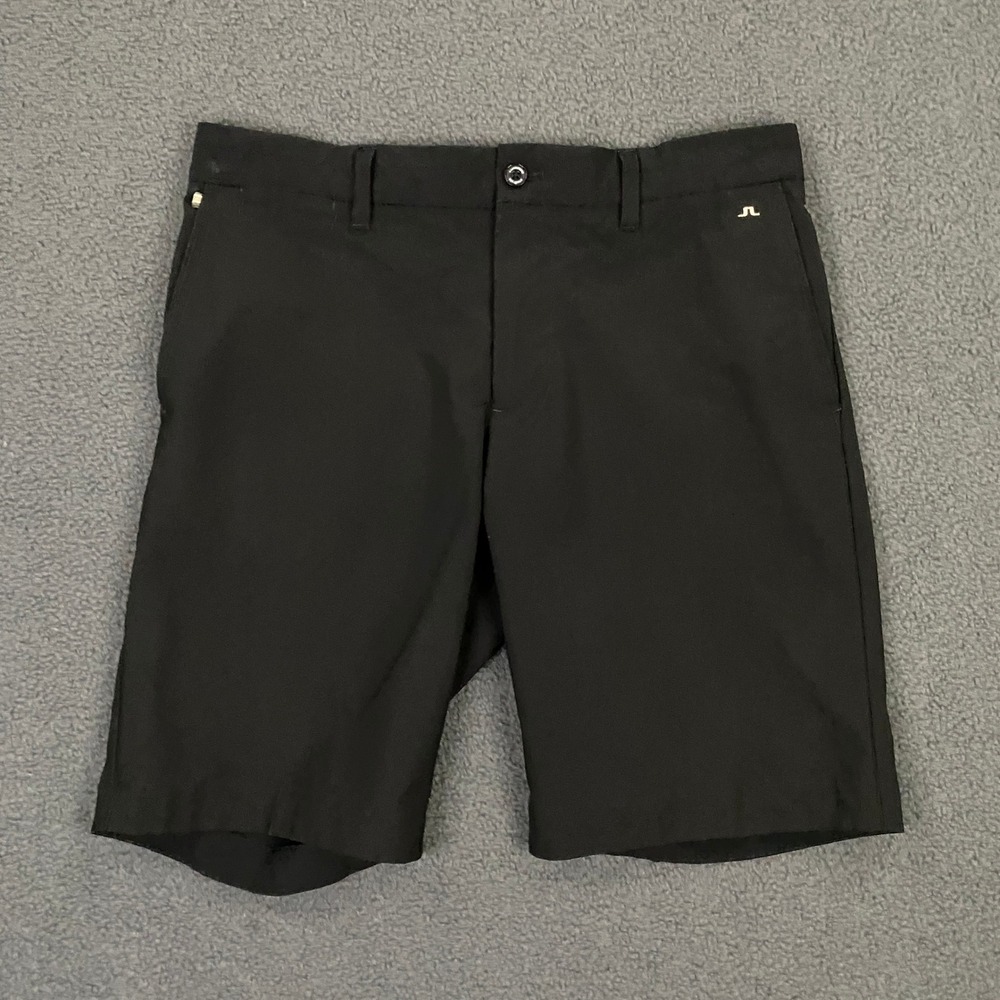 J.Lindeberg Eloy Micro Stretch Shorts Men 30 Black Golf Performance Active